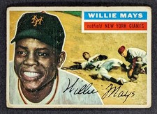 1956 Topps #130 Willie Mays New York Giants