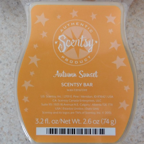 Lot of 3 Scentsy wax bars Autumn Sunset Black Rasberry Vanilla Christmas Cottage - Picture 4 of 7