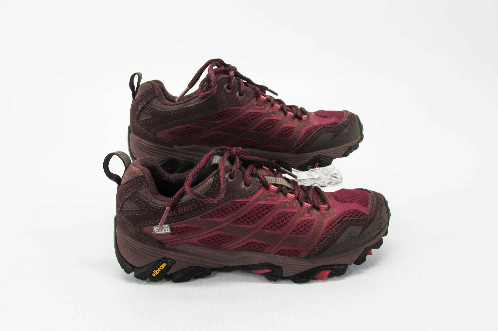 Scarpe da donna Merrell Moab taglia 6M sneaker da trail running escursionismo usate xq