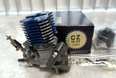 O.S. MAX CZ 12-ZX Engine .12 Nitro Engine with Recoil Starter