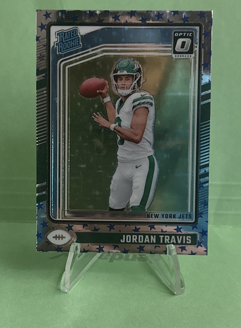 2024 Panini Donruss Optic - Rated Rookie Jordan Travis #260 Stars Prizm (RC)