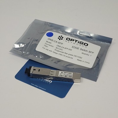 Optigo ONS-CX-SFP Edge Switch SFP, Singlemode Fiber Grade OS1/OS2 - NEW