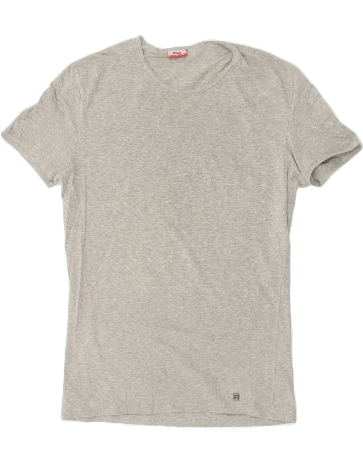 T shirt uomo FILA top grigio medio cotone CA79