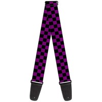 Guitar Strap - Checker Black/Purple (Us Import) ACC NEU