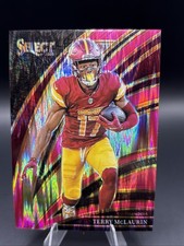2025 Panini Select - Club Level Terry McLaurin #288 Pink Shock Prizm