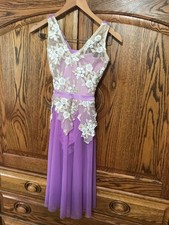 Kelle Dance Ballet Tutu Lilac Purple Competition Costume Size Teen
