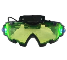 Kids Adjustable Spy Gear Night Vision Goggles with Flip-Out Lights Green Lens
