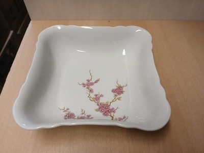 Kahla Porzellan Schüssel für Kartoffeln oder Gemüse - Blüten Blumen  21,5 x 21,5