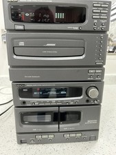 Denon D-C30 Système Audio Personnel Double Cassette UTCM-C30 6 Disques - Défaut
