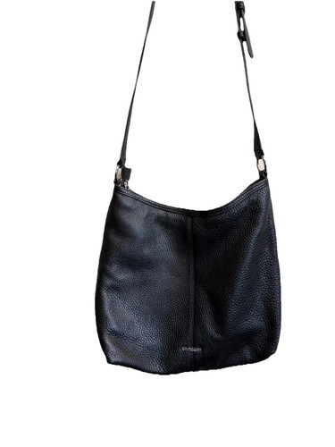 Rebecca Minkoff Sofia Black Leather Boho Purse Colorful Tassels Cross Body Bag