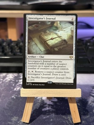   Minor Miscut - Investigator s Journal - MTG Magic the Gathering Oddity Error