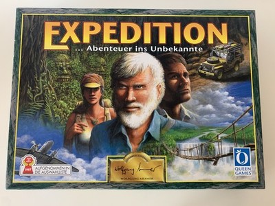 Expedition ... Abenteuer ins Unbekannte | Autoren-Edition, Queen Games, WIE NEU