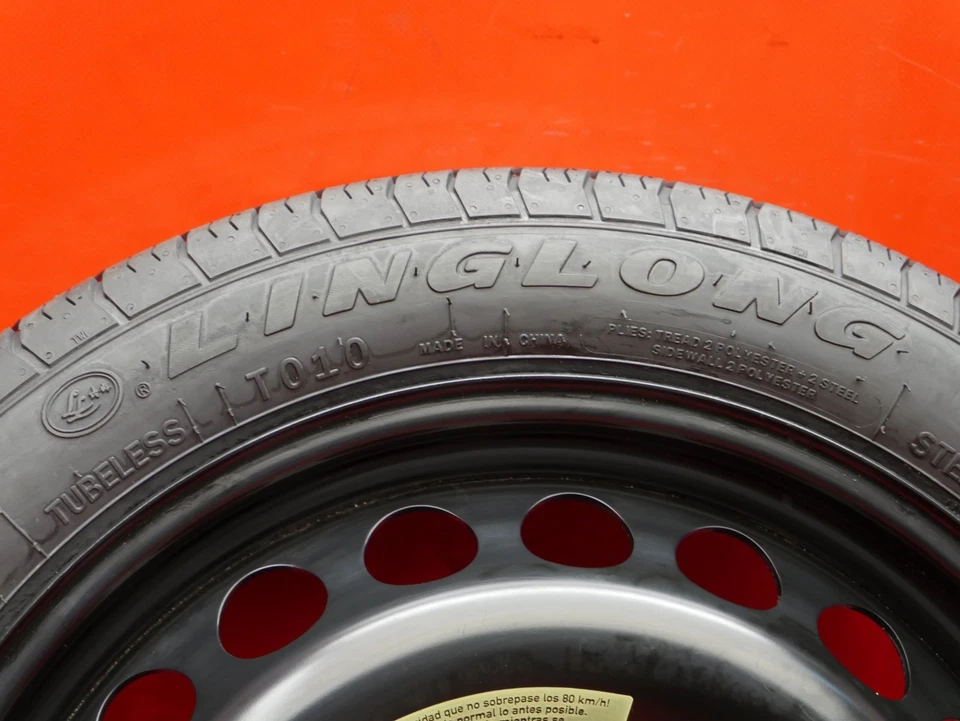 Reserverad Mercedes W204 S204 C-Klasse Notrad 125/80 R17 ET20 Original /4C - Bild 3 von 4