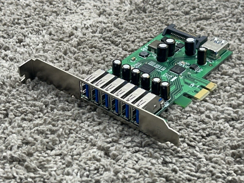 StarTech D127-00A 7-Port PCI Express USB 3.0 SATA Power UASP Support - 1 + 6 367 - Image 3 of 4