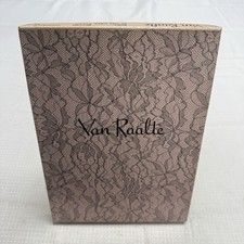 Vtg 50s VAN RAALTE Nines Sheer Shadowplay 8.5 Nylon Hose Stockings Seam New Box