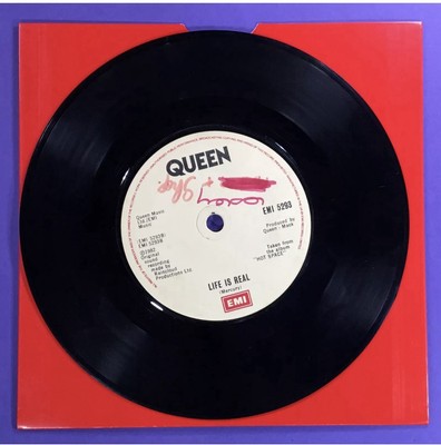QUEEN, body language, life is real,   ''7'' Vinyl Single