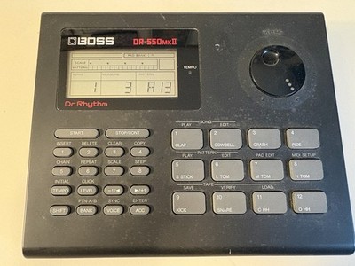 Boss Dr. Rhythm DR-550 MK II Vintage Drum Machine Retro Tech Japan 80s Effects!