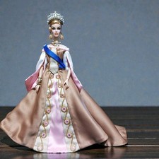 Abito Anastasia Royal, vestito fatto a mano personalizzato adatto a Barbie FR Poppy Parker Disney