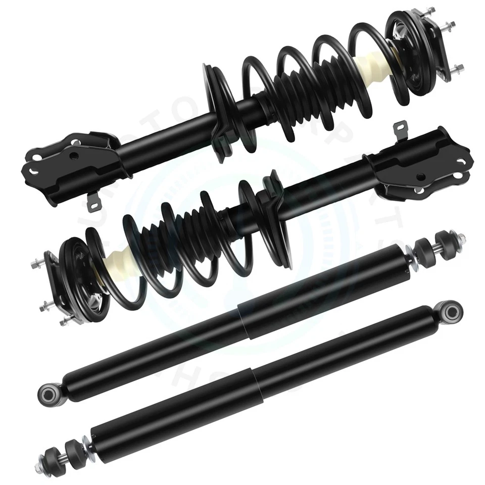 For 2007-2012 Mazda CX-7 4x Front Complete Struts Mounts Spring & Rear Shocks - Image 4 of 4