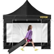 Pop up Canopy Tent, 10 X 10 FT, Outdoor Patio Gazebo Tent with Removable Sidewal