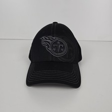 NFL Team Apparel Tennessee Titans Black Adjustable Baseball Cap One Size