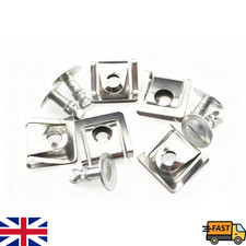 Tornillos de fijación de capó de ventilador FIT ALFA ROMEO y clips cautivos para protector contra salpicaduras de motor