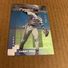 1997 Donruss PRESS PROOF Sammy Sosa #15 Chicago Cubs Baseball Card (f4)