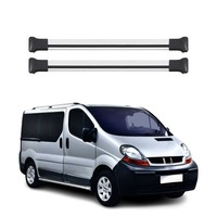 DachträGer GrundtäGer FüR Renault Trafic Mk2 2001-2014 75Kg Alu Silber 2Tlg