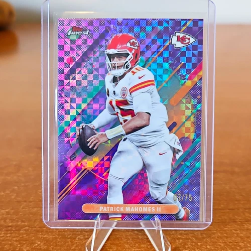 Topps 2025 Finest Performance Patrick Mahomes II Chiefs /75