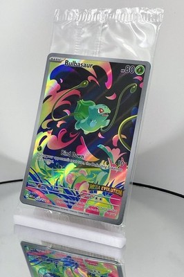 Sealed NM-Mint Bulbasaur - 133/132 - Mega Evolution Stamped Promo - MCAP English