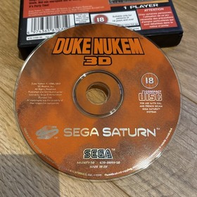 Duke Nukem 3D Sega Saturn Game Complete PAL Boxed with Manual