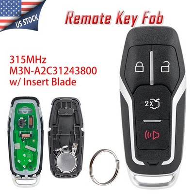 For 2015 2016 2017 Ford Edge Explorer Mustang Smart Car Remote Key Fob 164-R7992