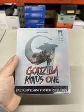 Godzilla Minus One Steelbook 4K Ultra HD Blu-ray Bonus Blu-ray poster