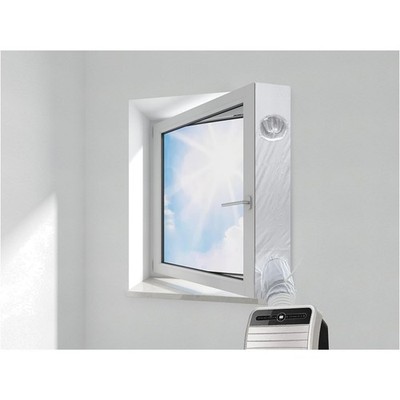 Robuste Fensterabdichtung für mobile Klimageräte - 400cm, einfach zu montieren