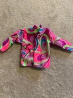 Vintage Totally Hair Ken Doll Shirt 1990s Mattel Clothing  Pink Purple Mod