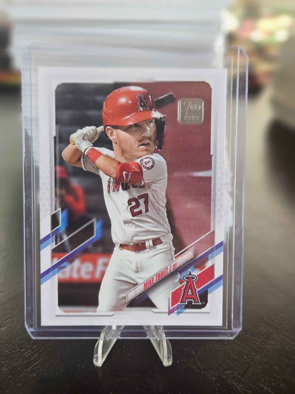 2021 Topps Update Series Mike Trout Big Head SSP #US27 Angels