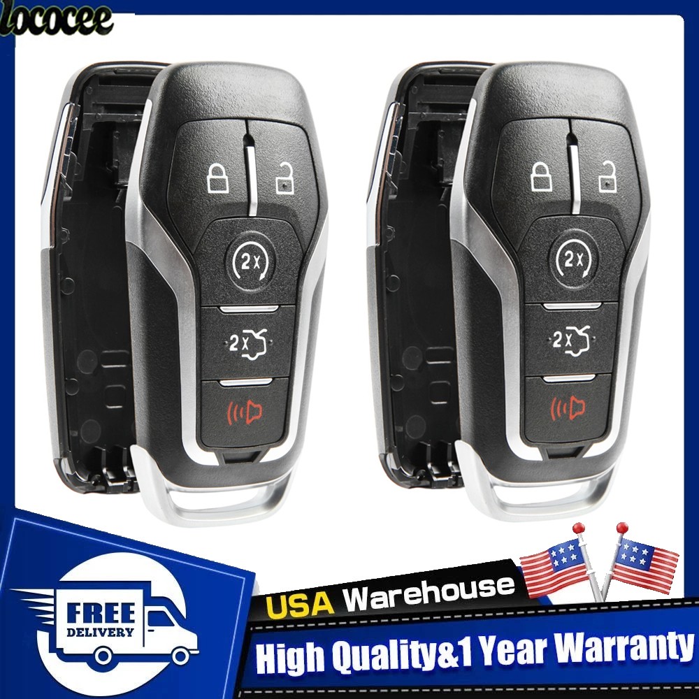 Smark Key 2 Smart Remote Control Car Key Fob For 2015 2016 2017 Ford Edge ...