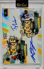 2025 Wild Card Comix Rookie RC Tyler Warren / Mason Taylor Dual Auto 1/1 Holo