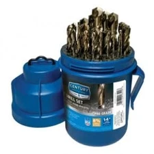 , 26529, 29 PC Set,Jobber Drill Bit,ProGrade, Cobalt Steel, High Speed Drill ...