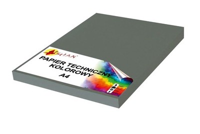 Technisches Papier A4 200g dunkelgrau 50 Blatt