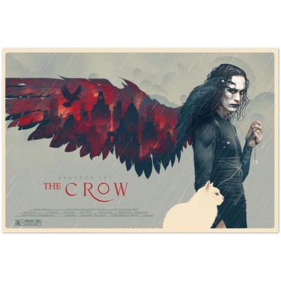 The Crow 1994 Dark Fantasy Film Brandon Lee Poster
