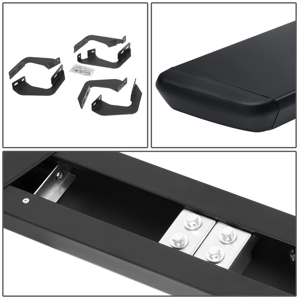 PARA 07-21 TOYOTA TUNDRA DOBLE CABINA 5.5" RECUBIERTO SS STEP NERF BAR ESTRIBERAS Foto 4 de 4