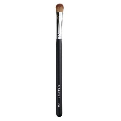 Morphe M166 Flat Eye Shadow Brush - Morphe M166 Model - Black/Silver/Brown