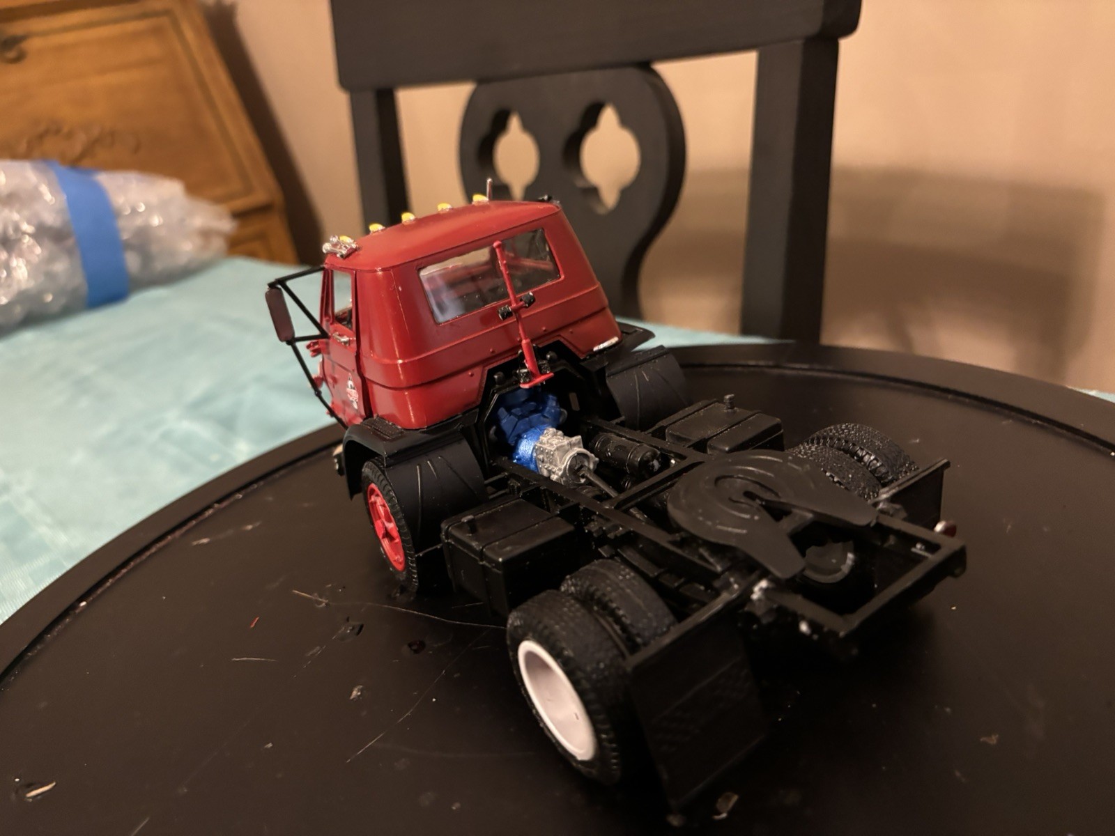 1/25 Built Junkyard Lot Of Four Trucks