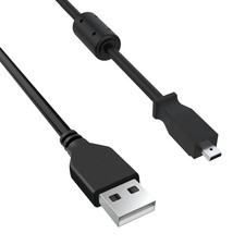 Replacement Camera Transfer Data Sync Charging Cable Cord for Olympus Black