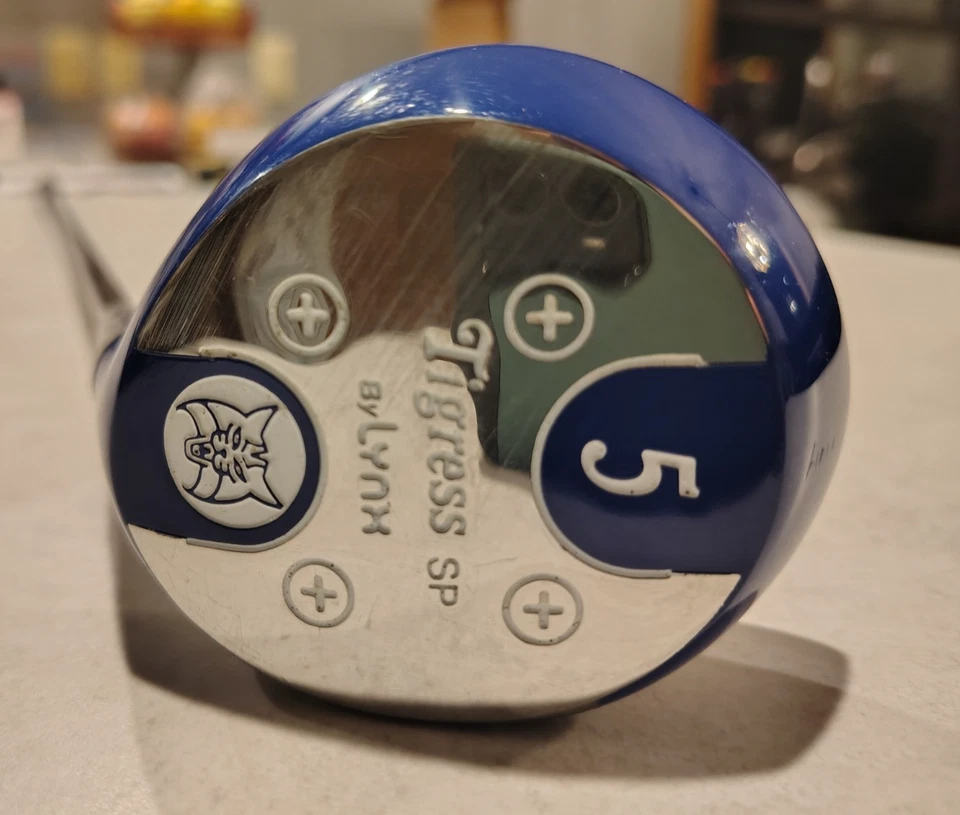 LYNX TIGRESS SP 5 WOOD LADIES RH BLUE REGULAR FLEX STEEL SHAFT ORIGINAL GRIP - Image 3 of 4