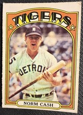 1972 O-Pee-Chee Baseball Norm Cash