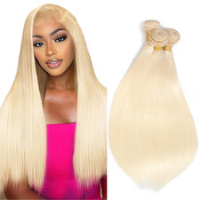 Blonde Bundles Human Hair 613 Straight Bundles 24 26 28 Inch 613 Blonde Human Ha