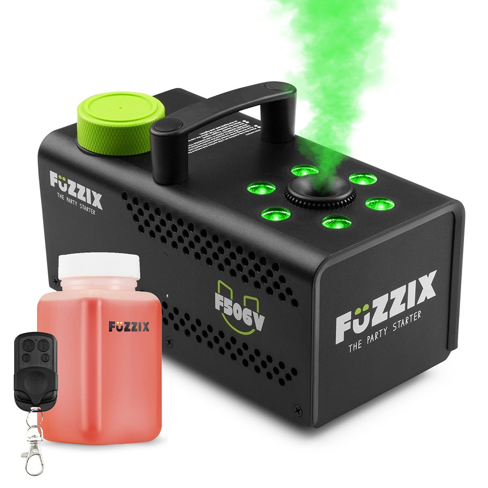 Fuzzix F506V Vertical Smoke Machine with 6 RGB LEDs - Perfect for Events
