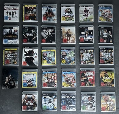 PS3 Spiele 29x Sammlung   GTA V, RDR, CoD, The Last of Us, Skate 3 uvm.